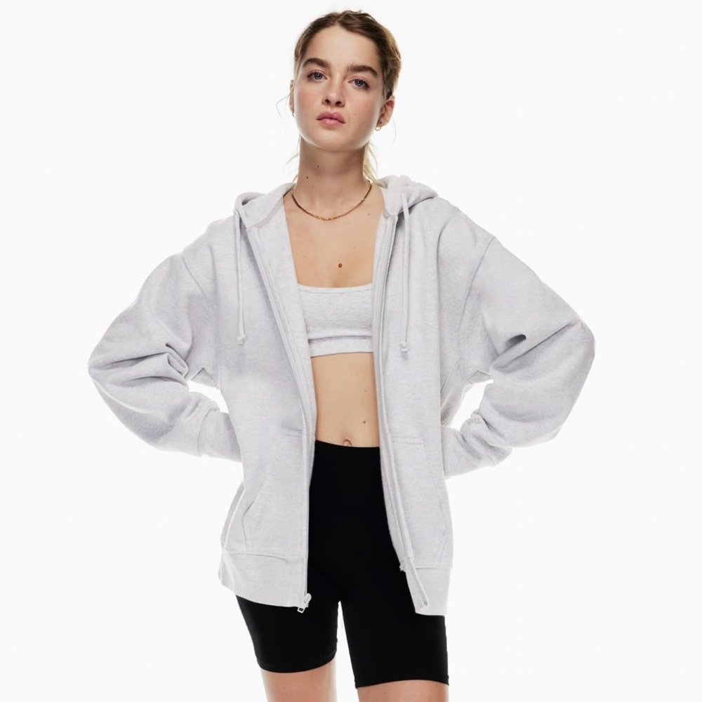 TNA Extra Fleece Boyfriend Zip-Up Hoodie